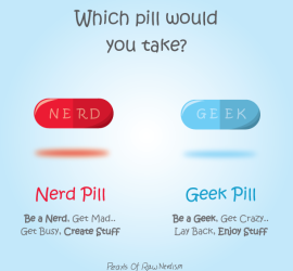 Nerd Pill Vs Geek Pill